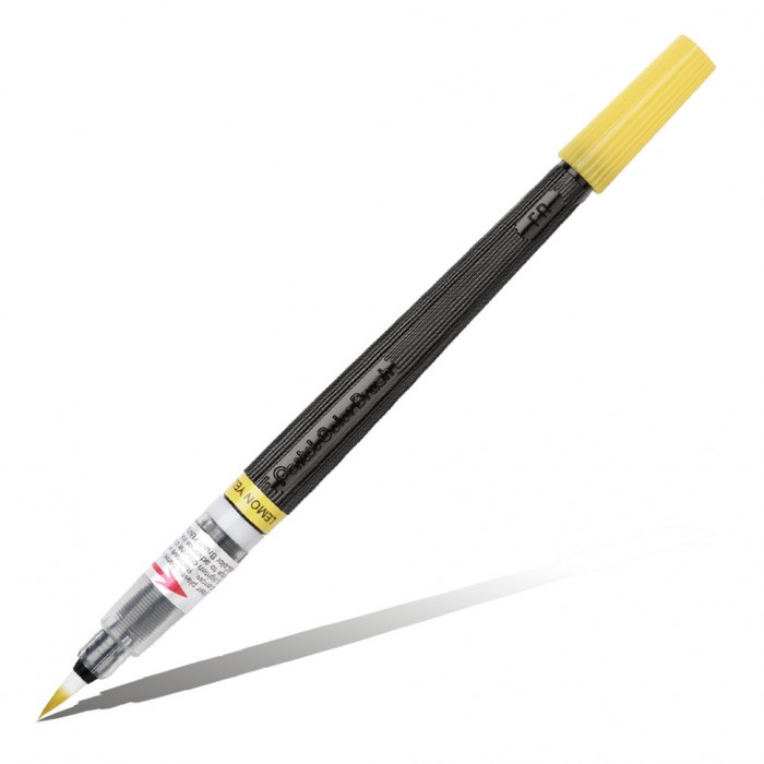 Pentel Кисть с краской Colour Brush фломастер кисть для каллиграфии pentel brush sign pen pigment 1 1 2 2 мм чернила чёрные