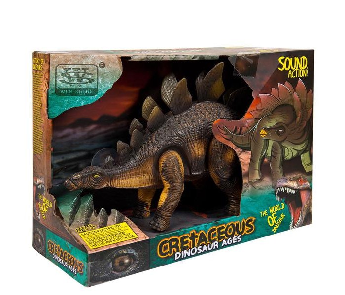 цена Электронные игрушки Junfa Динозавр Стегозавр WS5355