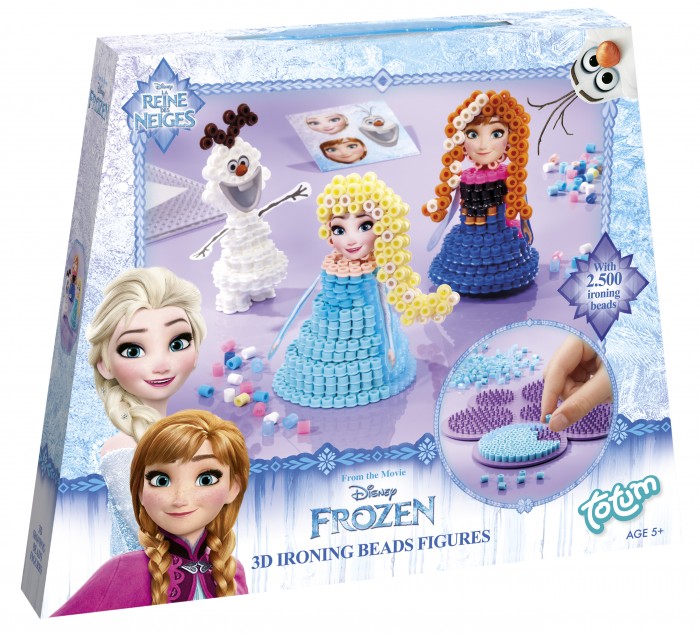 цена Наборы для творчества Totum Набор для творчества Frozen 3D ironing beads figures