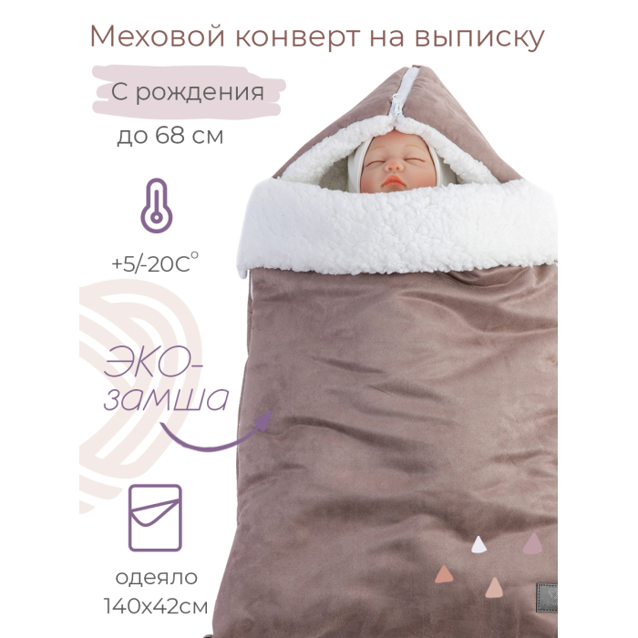 Конверты для новорожденных Inlovery Конверт на выписку для новорожденных Нордик фото