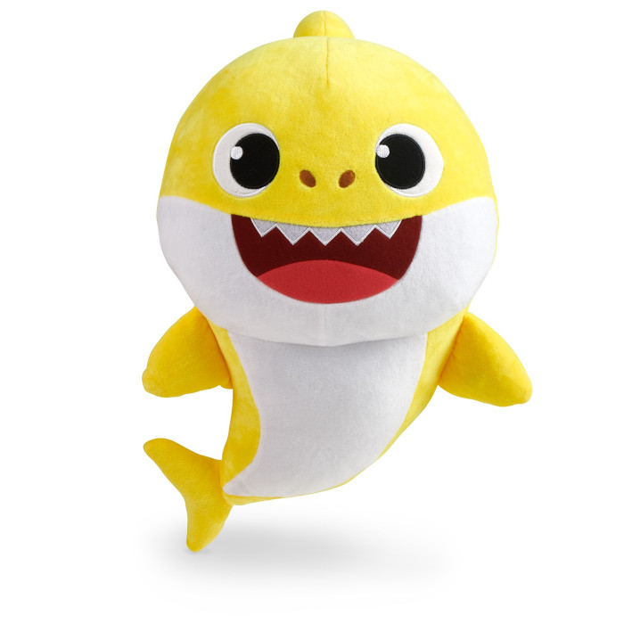 Мягкие игрушки Baby Shark плюшевая Акуленок 45 см мягкая музыкальная перчаточная игрушка wow wee акуленок baby shark 61081
