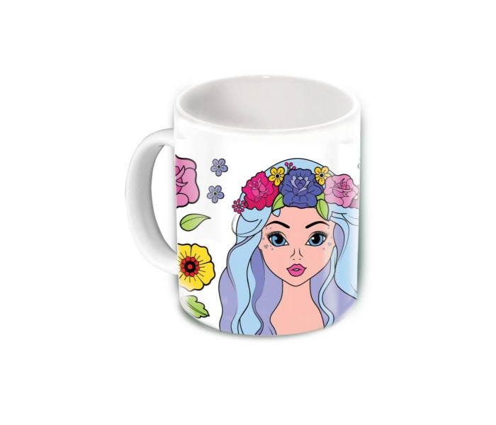 фото Multiart кружка для росписи 100mug-magirl