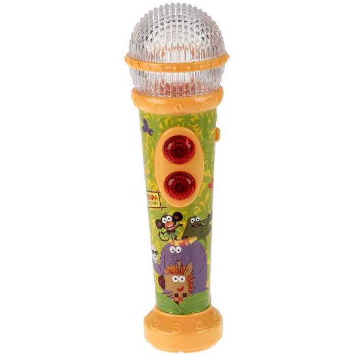 Музыкальный инструмент Умка Микрофон Зебра в клеточку музыкальный инструмент умка микрофон три кота