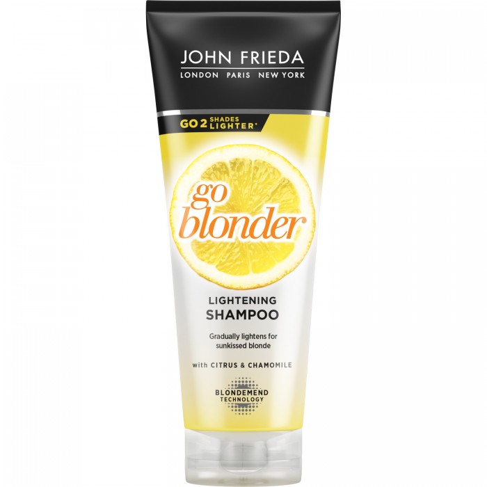 John Frieda Sheer Blonde Шампунь осветляющий для натуральных и мелированных волос Go Blonder 250 мл