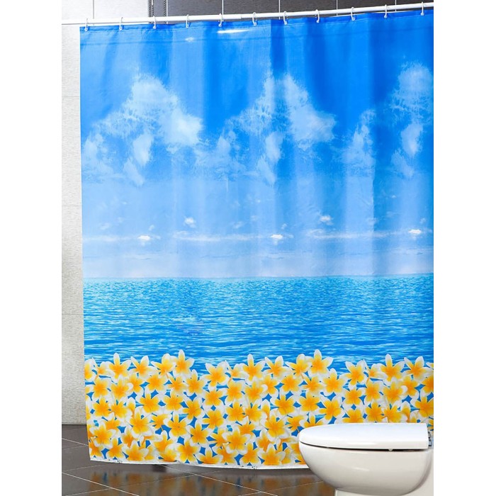 фото Miranda шторы для ванн полиэстер ocean fresh 200х180