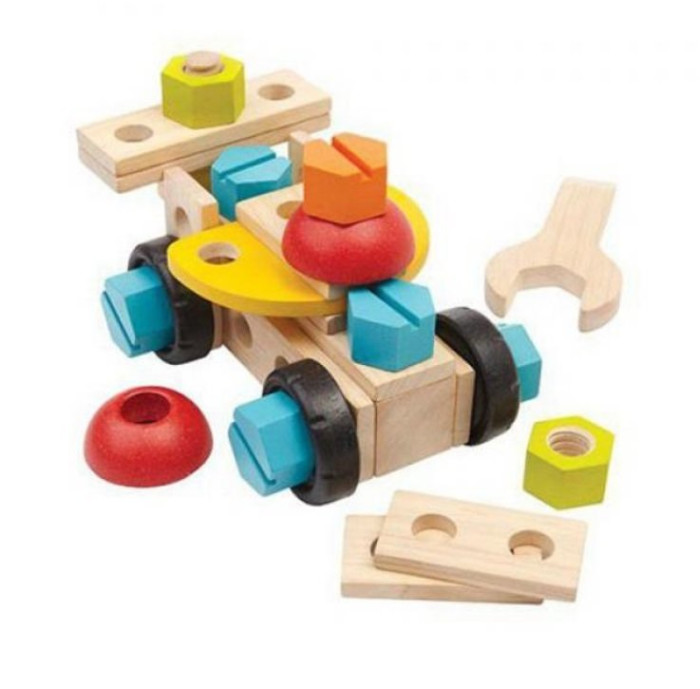Деревянная игрушка Plan Toys Конструктор 5539 деревянная игрушка plan toys лодка и полярный медведь