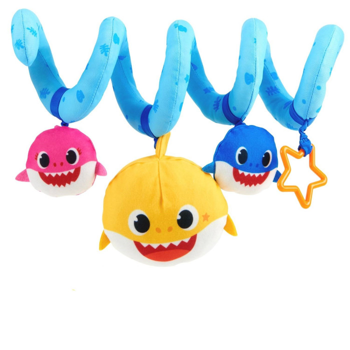 Подвесные игрушки Baby Shark Игрушка-спираль baby appease rattle toy baby soothing cartoon animal shaped dropshipping