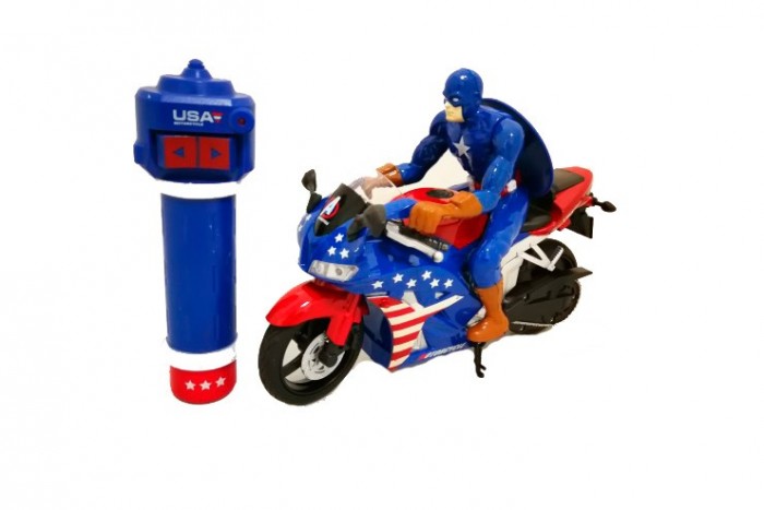 

Yongxiang Toys Радиоуправляемый мотоцикл Капитан Америка, Радиоуправляемый мотоцикл Капитан Америка