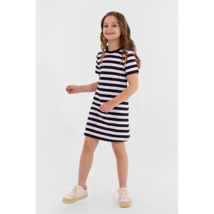

Prime Baby Платье для девочки с коротким рукавом лёгкое летнее спортивное PPP02606STR05, Платье для девочки с коротким рукавом лёгкое летнее спортивное PPP02606STR05