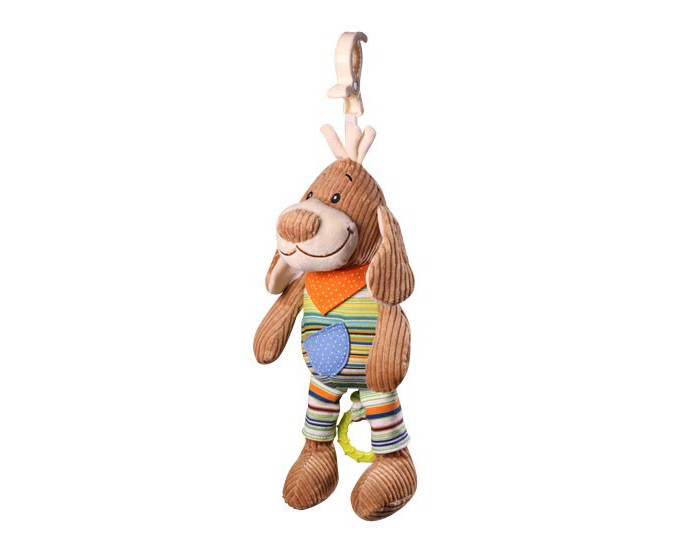 

Подвесная игрушка BabyOno Музыкальная игрушка - Собачка (вельвет), Музыкальная игрушка - Собачка (вельвет)
