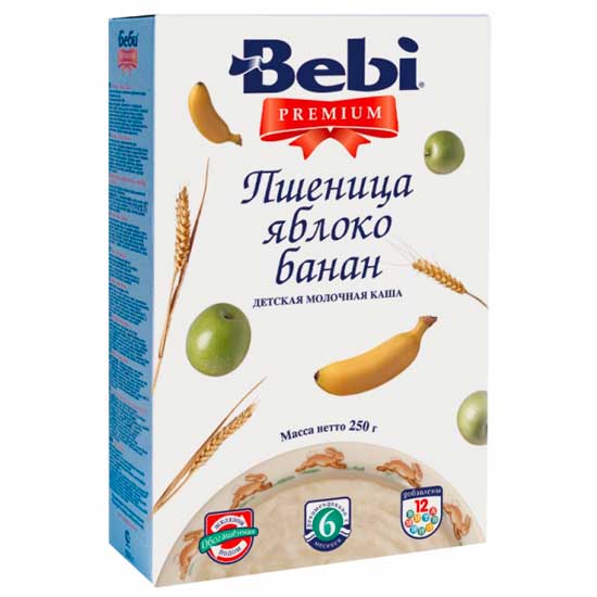 Bebi детская молочная каша яблоко