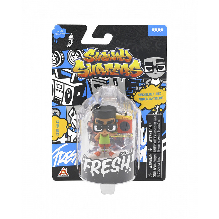 

Subway Surfers Игрушка Фреш с бумбоксом фигурка коллекционная, Игрушка Фреш с бумбоксом фигурка коллекционная