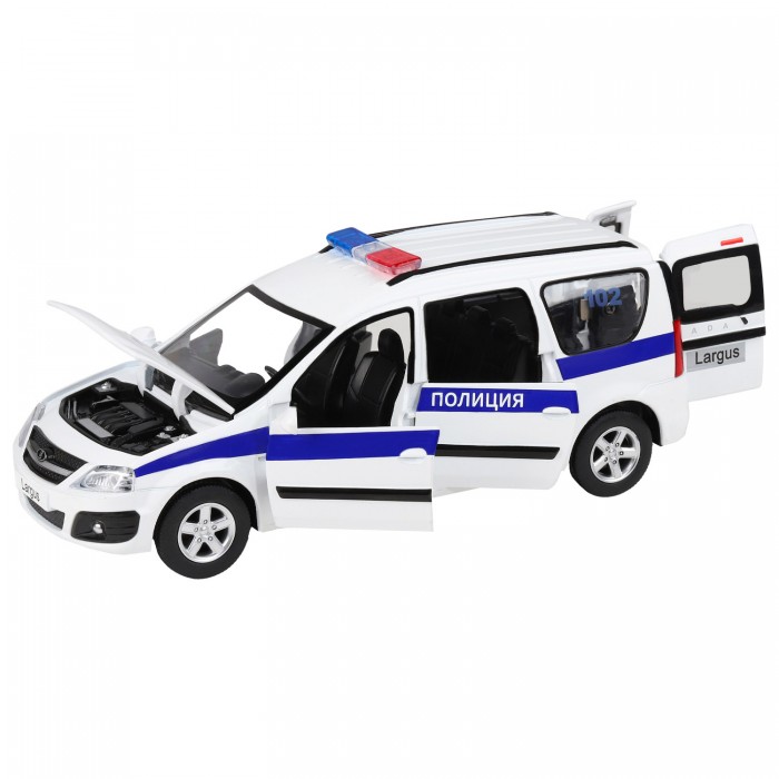 

Автопанорама Машинка металлическая Lada Largus Полиция 1:24, Машинка металлическая Lada Largus Полиция 1:24