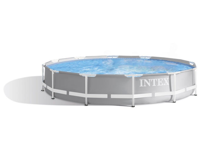 цена Бассейны Intex Бассейн каркасный круглый 366х76 см с26710