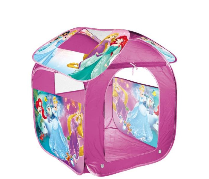 игровая палатка дом принцессы цвет розовый металлический каркас Игровые домики и палатки Играем вместе Палатка детская игровая принцессы 105х83х80 см