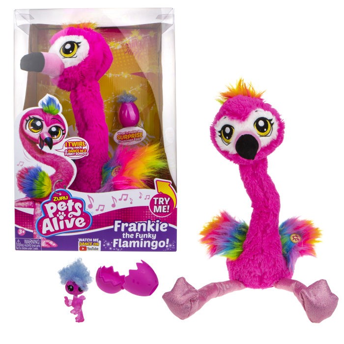 фото Интерактивная игрушка zuru petsalive фламинго фрэнки