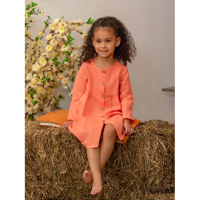 Платья и сарафаны Лапушка Платье для девочки Лён