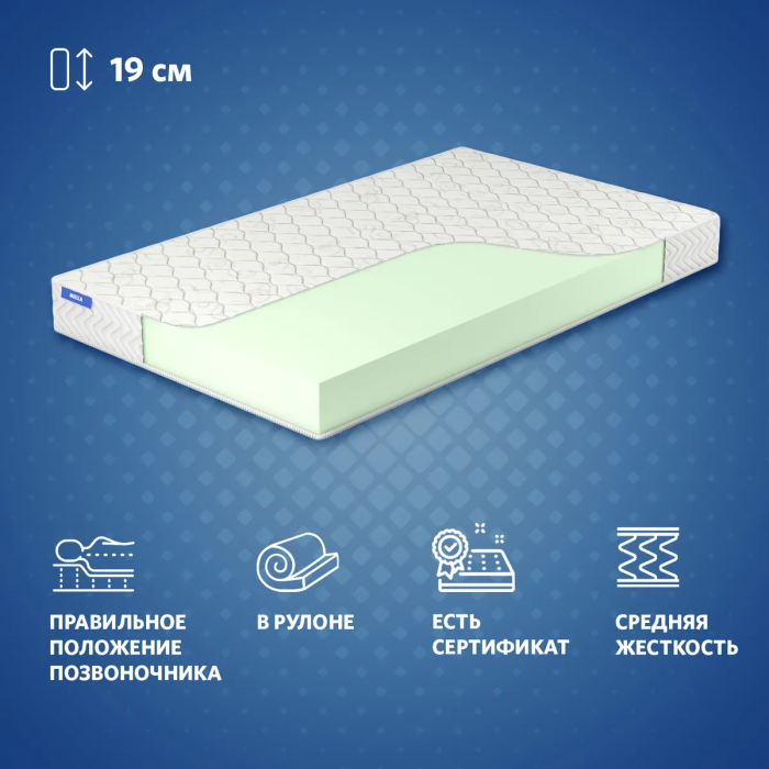 

Матрас Miella Twisted Maxi Eco 200x200x19, Twisted Maxi Eco 200x200x19