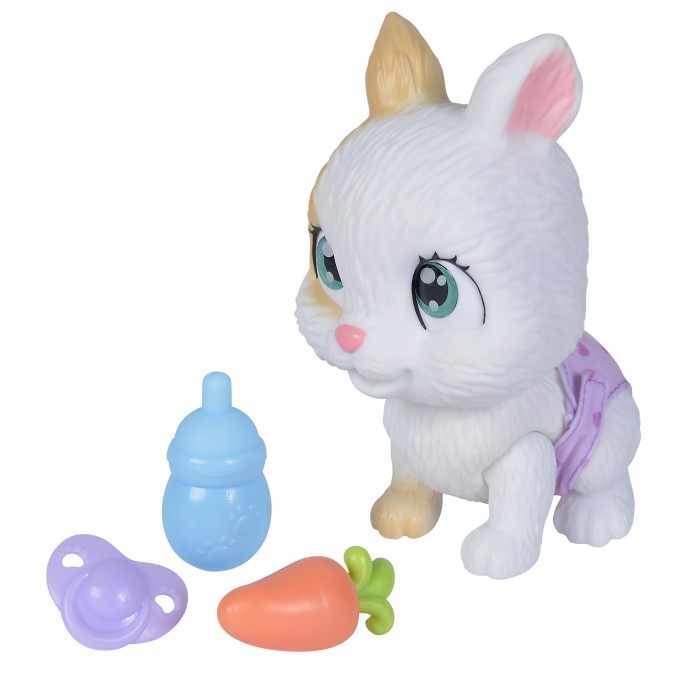 Интерактивные игрушки Simba Pamper Petz Кролик с аксессуарами 15 см цена и фото