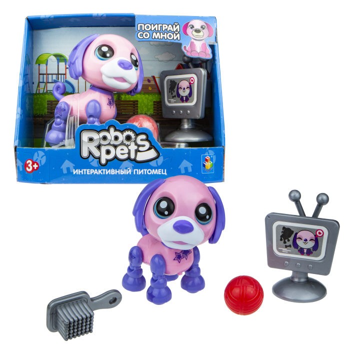 

Интерактивная игрушка 1 Toy Robo Pets Озорной щенок Т16936, Robo Pets Озорной щенок Т16936