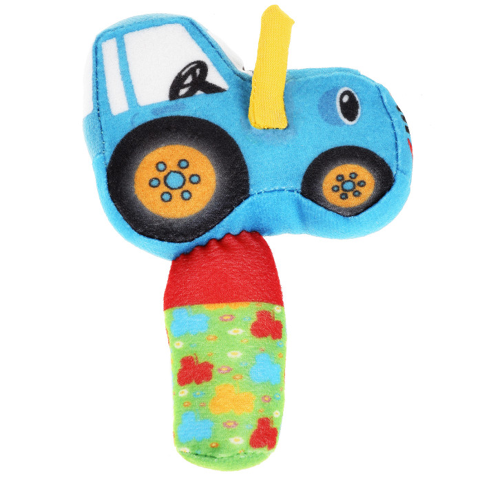 текстильная игрушка подвеска с погремушкой ласковый котенок умка rptf c3 300 Погремушки Умка Пищалка Синий трактор