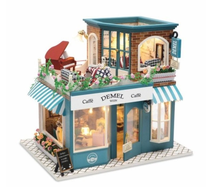

Hobby Day Интерьерный конструктор Известные кафе мира Caffe Demel с подсветкой, Интерьерный конструктор Известные кафе мира Caffe Demel с подсветкой