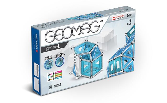 Конструкторы Geomag магнитный Pro-L (75 деталей) конструкторы geomag магнитный glitter 30 деталей