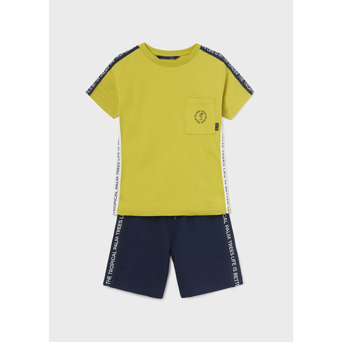 Комплекты детской одежды Mayoral Комплект для мальчика (футболка, шорты) 6656 комплекты детской одежды mayoral комплект для мальчика футболка шорты 6656