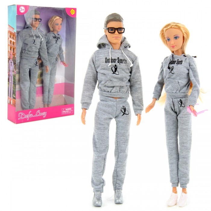 Куклы и одежда для кукол Veld CO Набор из 2-х кукол Мальчик и девочка