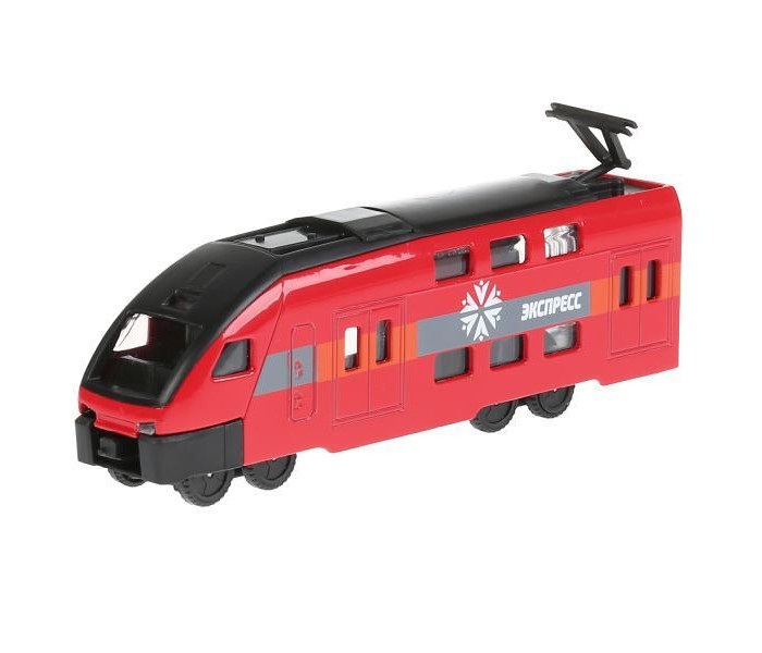 Технопарк Инерционная модель Поезд-экспресс модель скоростной поезд 18 5см металлическая инерционная свет звук 286302 технопарк sb 18 32wb b