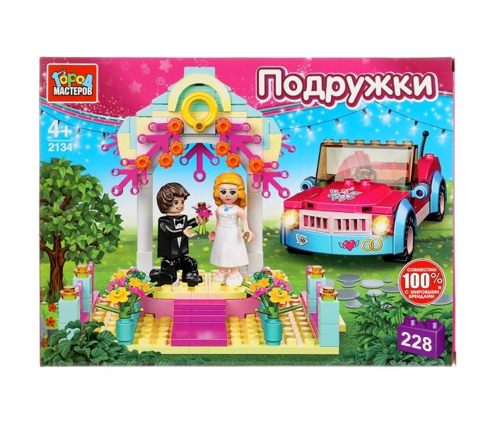 

Конструктор Город мастеров свадьба (228 деталей), свадьба (228 деталей)