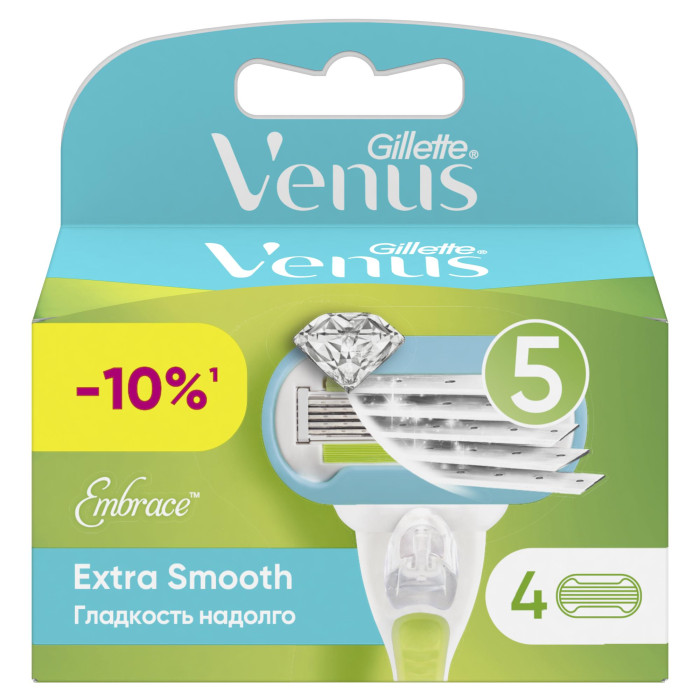Venus Сменные кассеты для бритья Venus Embrace 4 шт.