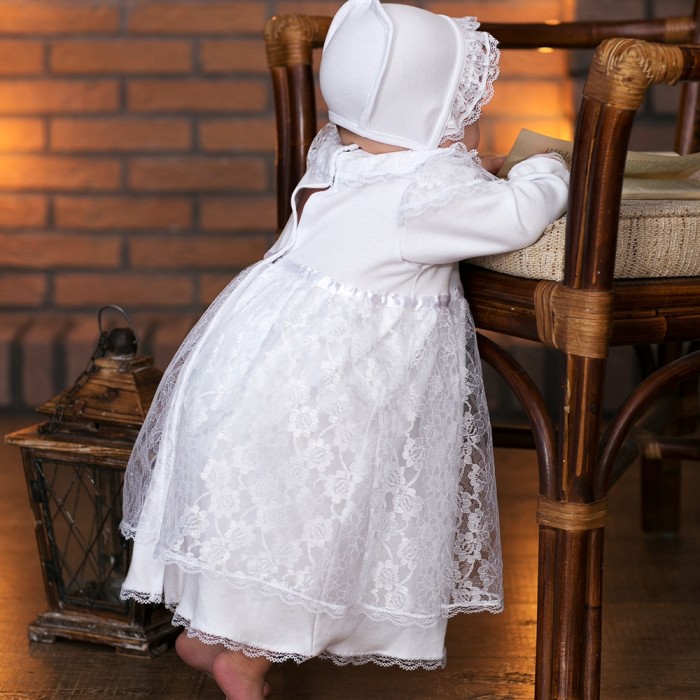Платья на крестины, одежду для крещения девочки, костюм на крещение девочки | m-sonechko