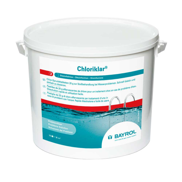Bayrol Быстрорастворимый хлор для дезинфекции воды Chloriklar 25 кг