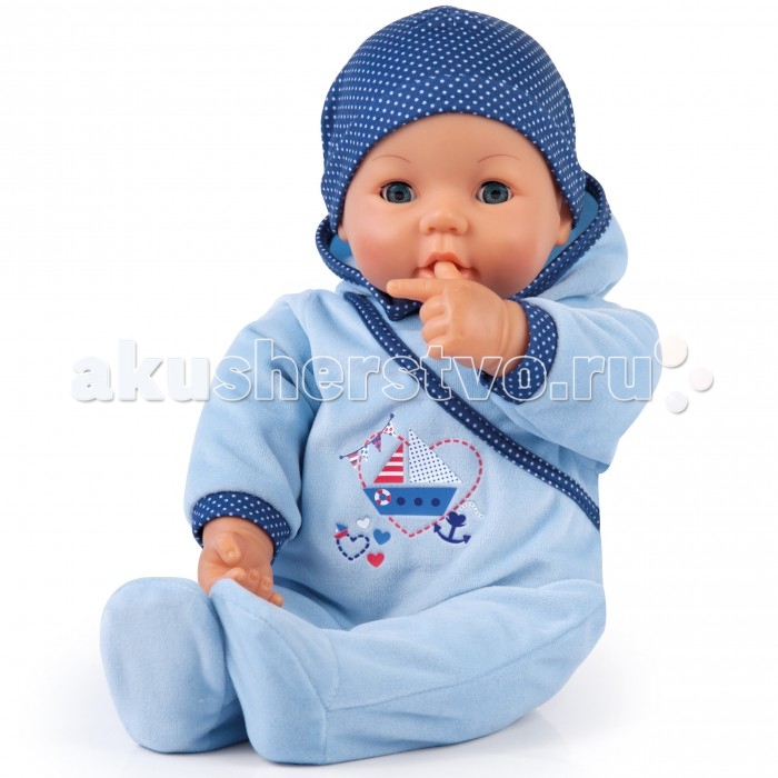 цена Куклы и одежда для кукол Bayer Кукла Привет, малыш 46 см