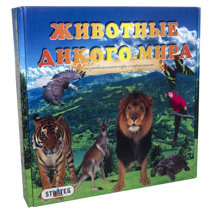 

Strateg Настольная игра Животные дикого мира, Настольная игра Животные дикого мира