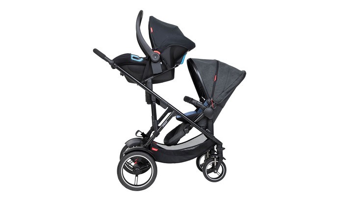 Phil&Teds Прогулочная коляска для двойни и погодок Voyager