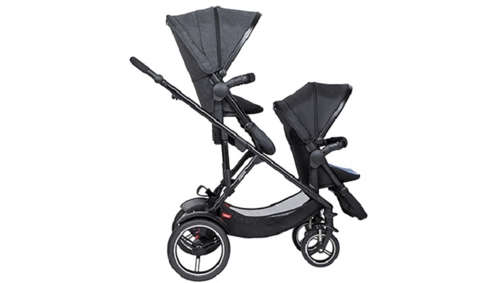 Phil&Teds Прогулочная коляска для двойни и погодок Voyager