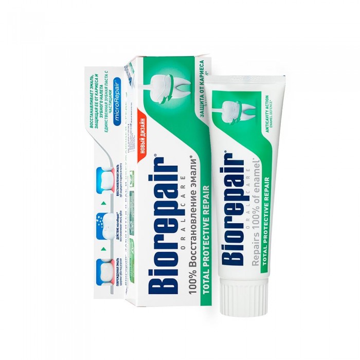  BioRepair Зубная паста Total Protection Комплексная защита 75 мл