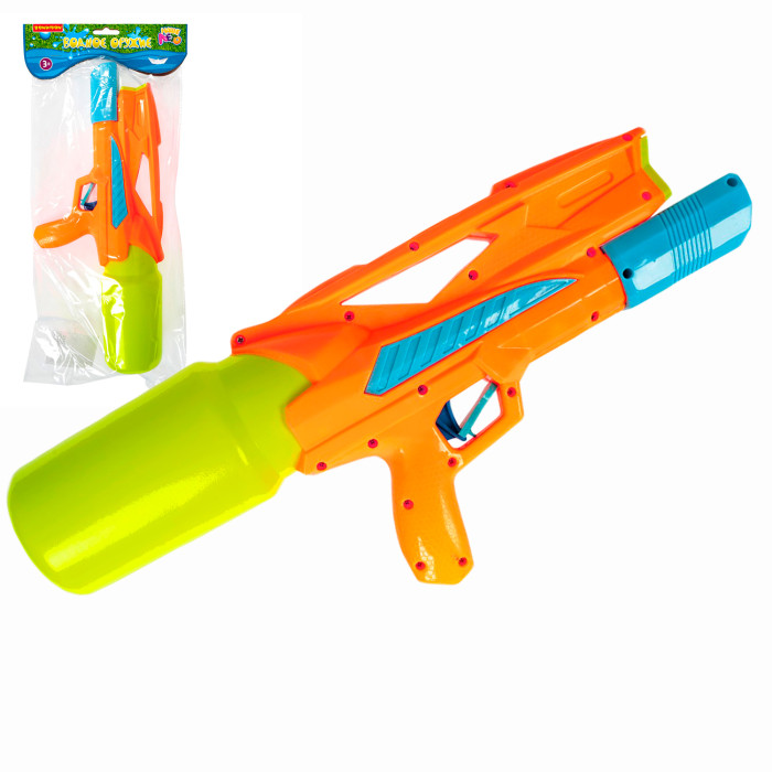 Водные пистолеты и бластеры Bondibon Водный пистолет Наше Лето с помпой водные пистолеты и бластеры наша игрушка водный бластер с рюкзаком мишка