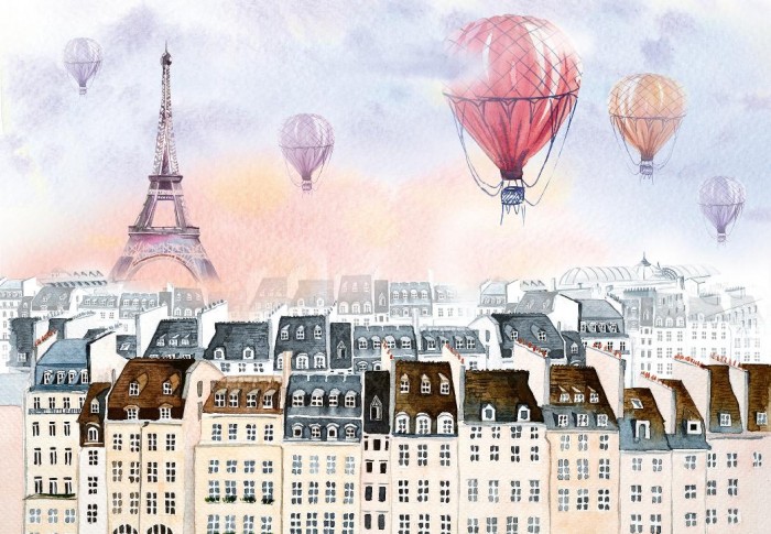 Ravensburger Пазл Воздушные шары в Париже (300 элементов) дождь в париже