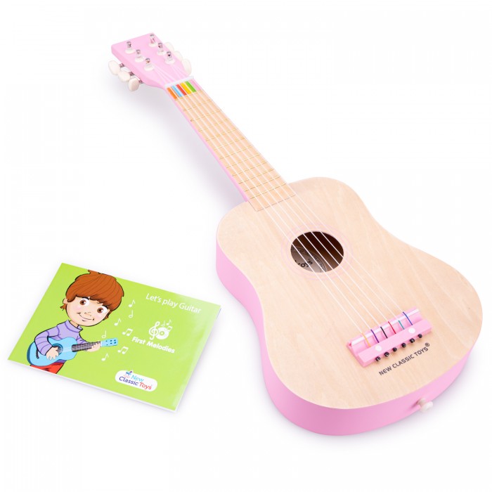 Деревянные игрушки New Cassic Toys Гитара 10301/10302 фото