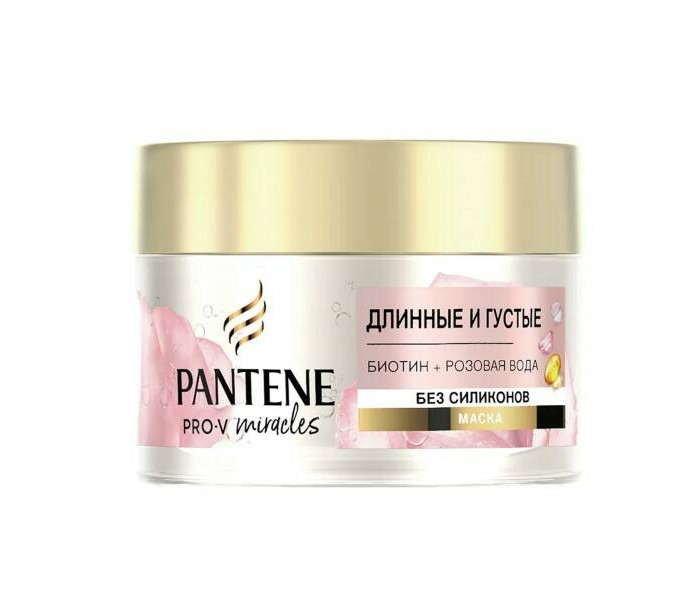 Pantene Pro-V Miracles Маска для волос Длинные и густые с Розовой водой и Биотином 160 мл
