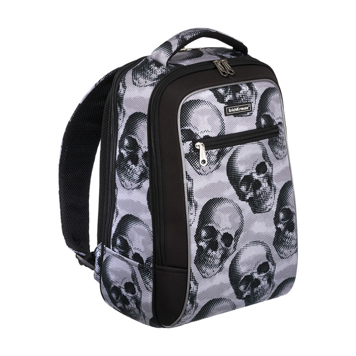 

ErichKrause Ученический рюкзак ErgoLine Urban Pixel Skull 18 л, Ученический рюкзак ErgoLine Urban Pixel Skull 18 л