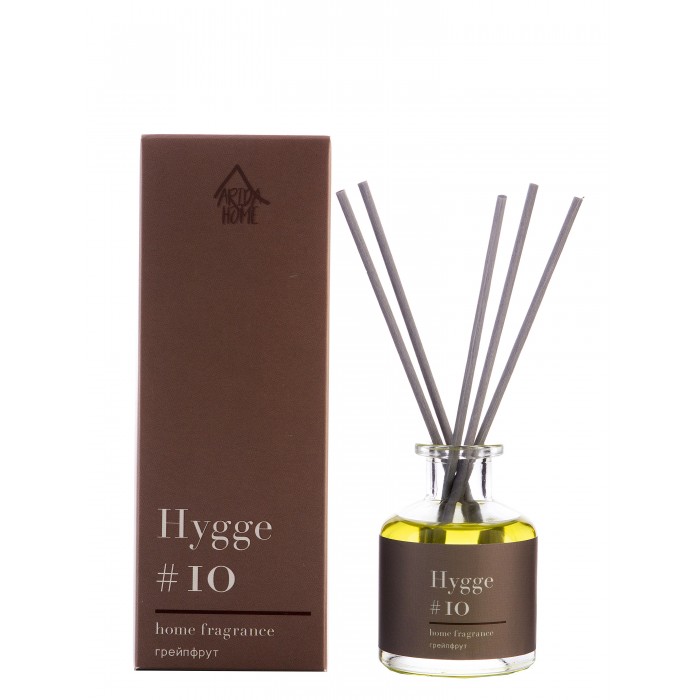 

Arida Home Аромадиффузор с палочками Hygge #10 Грейпфрут 50 мл, Аромадиффузор с палочками Hygge #10 Грейпфрут 50 мл