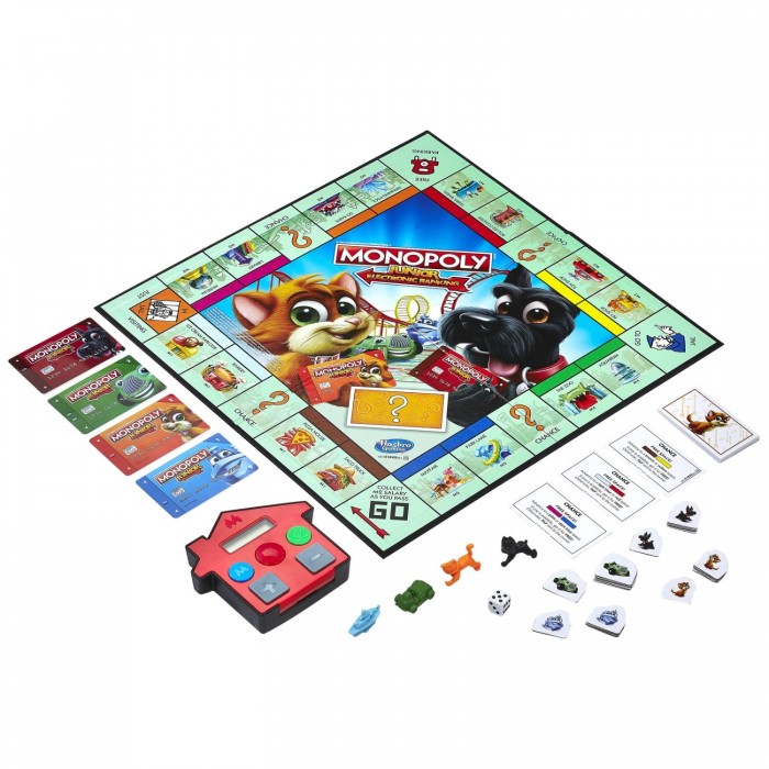 фото Monopoly games игра настольная монополия джуниор с картами