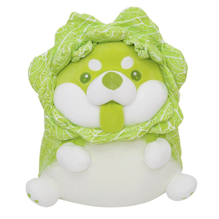 Мягкая игрушка Mihi Mihi подушка Собака в капусте 35 см