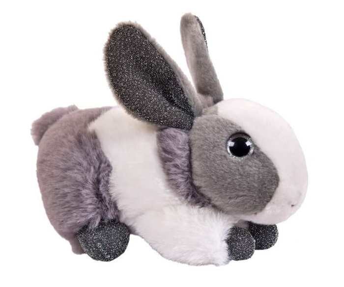 Мягкая игрушка ABtoys Кролик 15 см мягкая игрушка abtoys металлик слоник серебристый 16 см