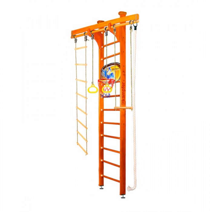 Шведские стенки Kampfer Шведская стенка Wooden Ladder Ceiling Basketball Shield 3 м цена и фото