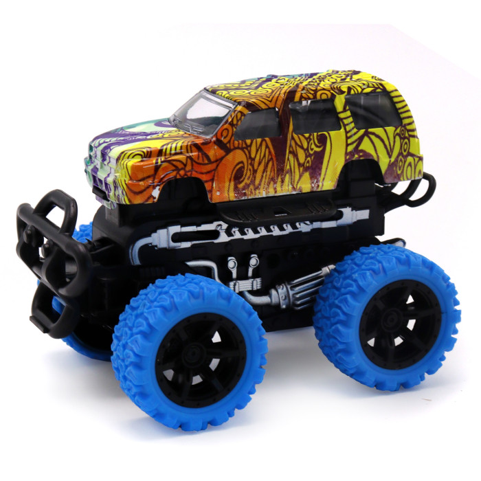 Машины Funky Toys Инерционная пожарная машинка die-cast с краш-эффектом 15.5 см FT8487-1